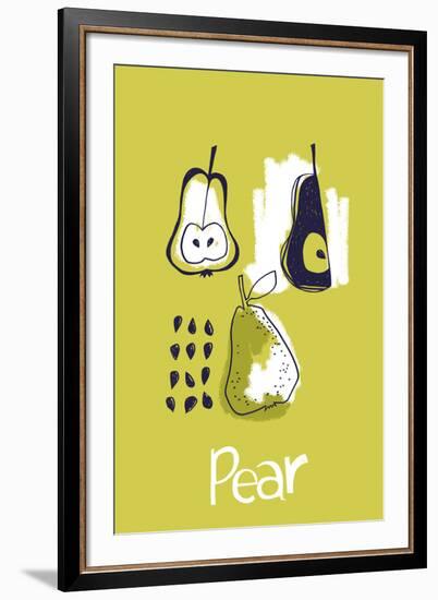 Pear Study-Laure Girardin-Vissian-Framed Giclee Print