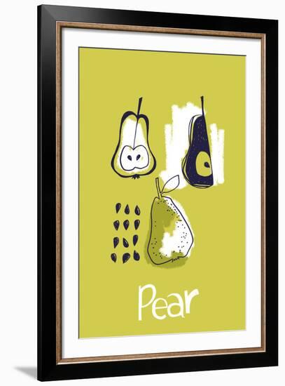 Pear Study-Laure Girardin-Vissian-Framed Giclee Print