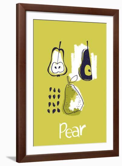 Pear Study-Laure Girardin-Vissian-Framed Giclee Print