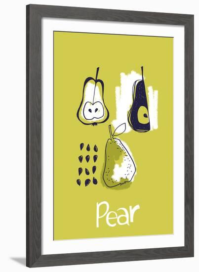 Pear Study-Laure Girardin-Vissian-Framed Giclee Print