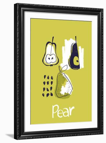 Pear Study-Laure Girardin-Vissian-Framed Giclee Print