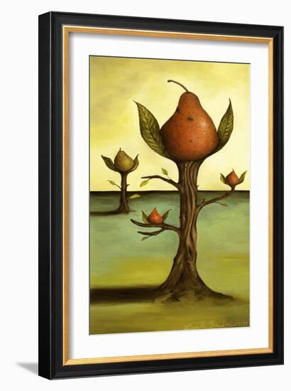 Pear Tree 1-Leah Saulnier-Framed Giclee Print