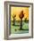 Pear Trees 3-Leah Saulnier-Framed Giclee Print