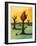 Pear Trees 3-Leah Saulnier-Framed Giclee Print