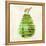 Pear-Kristin Emery-Framed Stretched Canvas