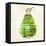 Pear-Kristin Emery-Framed Stretched Canvas