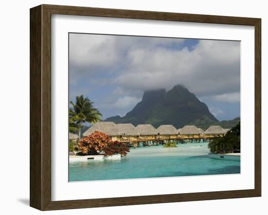 Pearl Beach Resort, Bora-Bora, Leeward Group, Society Islands, French Polynesia-Sergio Pitamitz-Framed Photographic Print