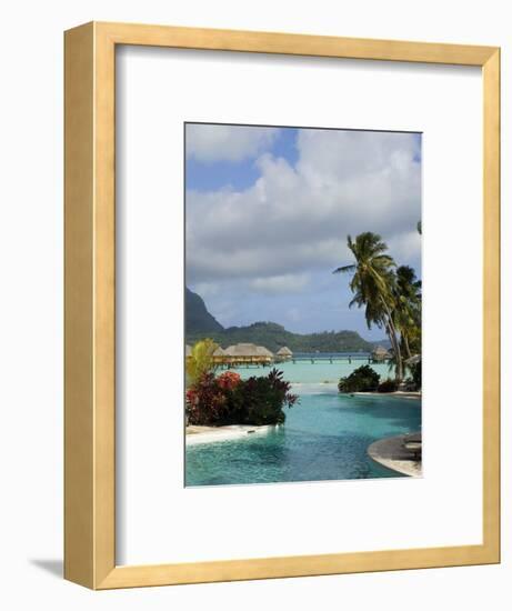 Pearl Beach Resort, Bora-Bora, Leeward Group, Society Islands, French Polynesia-Sergio Pitamitz-Framed Photographic Print