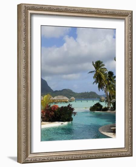 Pearl Beach Resort, Bora-Bora, Leeward Group, Society Islands, French Polynesia-Sergio Pitamitz-Framed Photographic Print