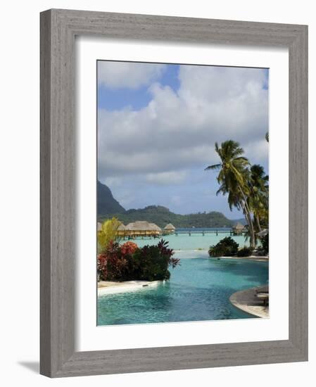 Pearl Beach Resort, Bora-Bora, Leeward Group, Society Islands, French Polynesia-Sergio Pitamitz-Framed Photographic Print