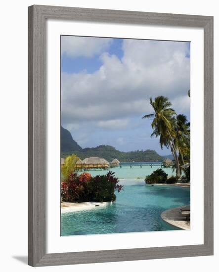 Pearl Beach Resort, Bora-Bora, Leeward Group, Society Islands, French Polynesia-Sergio Pitamitz-Framed Photographic Print