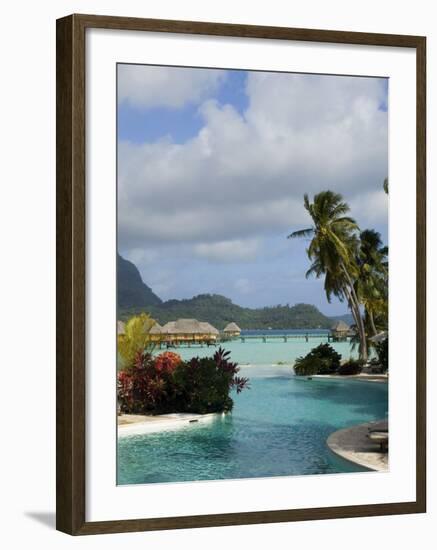 Pearl Beach Resort, Bora-Bora, Leeward Group, Society Islands, French Polynesia-Sergio Pitamitz-Framed Photographic Print