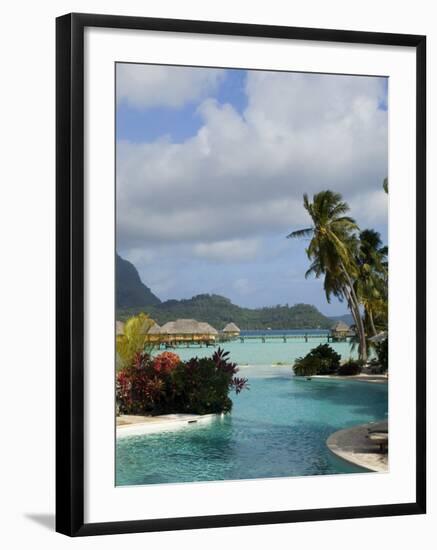 Pearl Beach Resort, Bora-Bora, Leeward Group, Society Islands, French Polynesia-Sergio Pitamitz-Framed Photographic Print