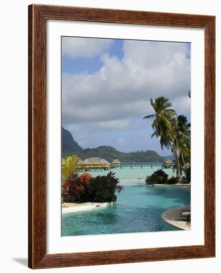 Pearl Beach Resort, Bora-Bora, Leeward Group, Society Islands, French Polynesia-Sergio Pitamitz-Framed Photographic Print