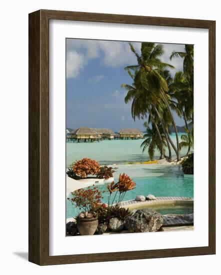 Pearl Beach Resort, Bora-Bora, Leeward Group, Society Islands, French Polynesia-Sergio Pitamitz-Framed Photographic Print