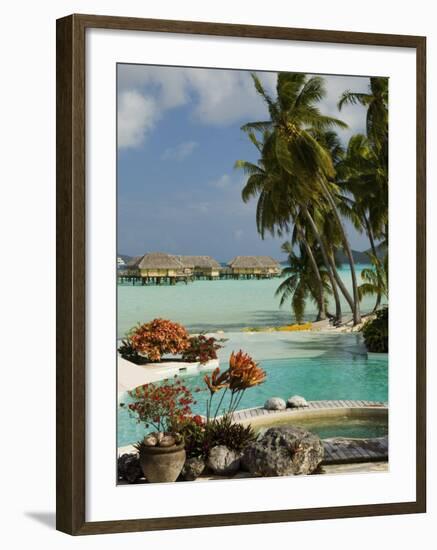 Pearl Beach Resort, Bora-Bora, Leeward Group, Society Islands, French Polynesia-Sergio Pitamitz-Framed Photographic Print