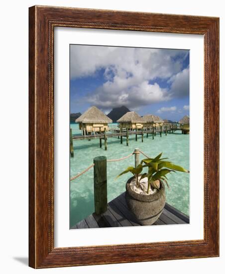 Pearl Beach Resort, Bora-Bora, Leeward Group, Society Islands, French Polynesia-Sergio Pitamitz-Framed Photographic Print