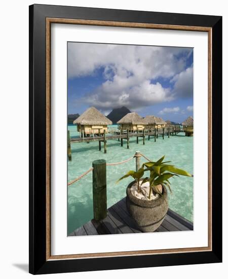 Pearl Beach Resort, Bora-Bora, Leeward Group, Society Islands, French Polynesia-Sergio Pitamitz-Framed Photographic Print