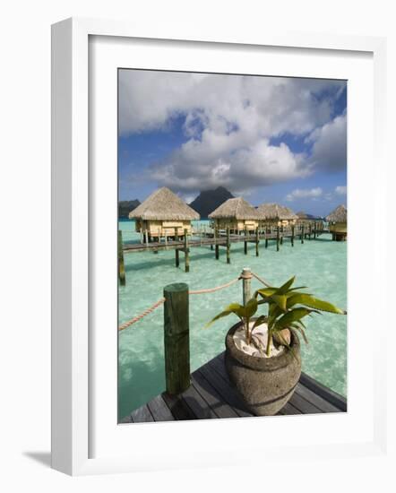 Pearl Beach Resort, Bora-Bora, Leeward Group, Society Islands, French Polynesia-Sergio Pitamitz-Framed Photographic Print