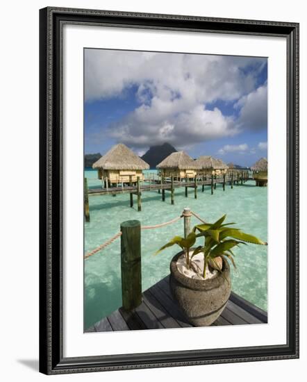 Pearl Beach Resort, Bora-Bora, Leeward Group, Society Islands, French Polynesia-Sergio Pitamitz-Framed Photographic Print