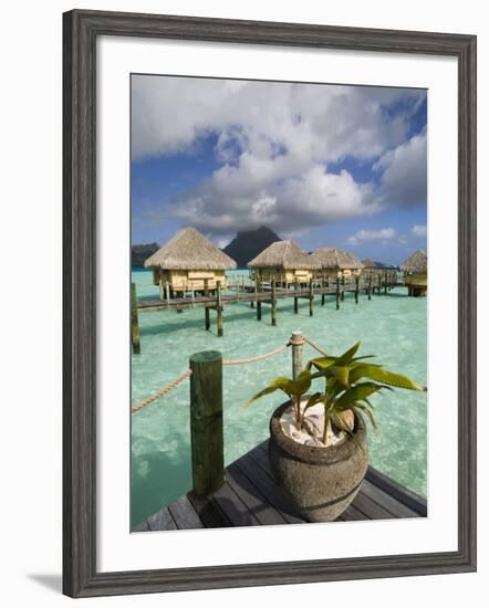 Pearl Beach Resort, Bora-Bora, Leeward Group, Society Islands, French Polynesia-Sergio Pitamitz-Framed Photographic Print