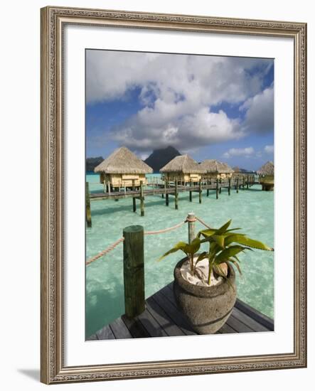 Pearl Beach Resort, Bora-Bora, Leeward Group, Society Islands, French Polynesia-Sergio Pitamitz-Framed Photographic Print