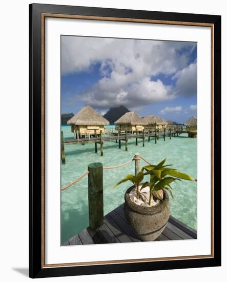 Pearl Beach Resort, Bora-Bora, Leeward Group, Society Islands, French Polynesia-Sergio Pitamitz-Framed Photographic Print