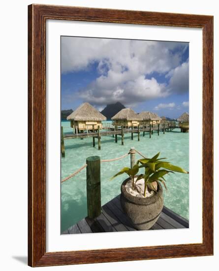 Pearl Beach Resort, Bora-Bora, Leeward Group, Society Islands, French Polynesia-Sergio Pitamitz-Framed Photographic Print