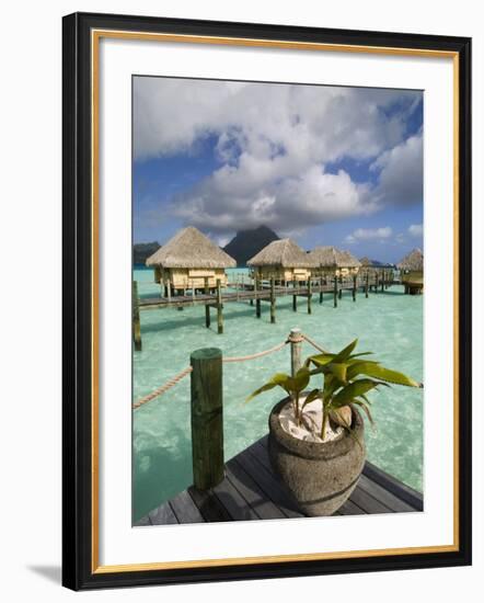 Pearl Beach Resort, Bora-Bora, Leeward Group, Society Islands, French Polynesia-Sergio Pitamitz-Framed Photographic Print