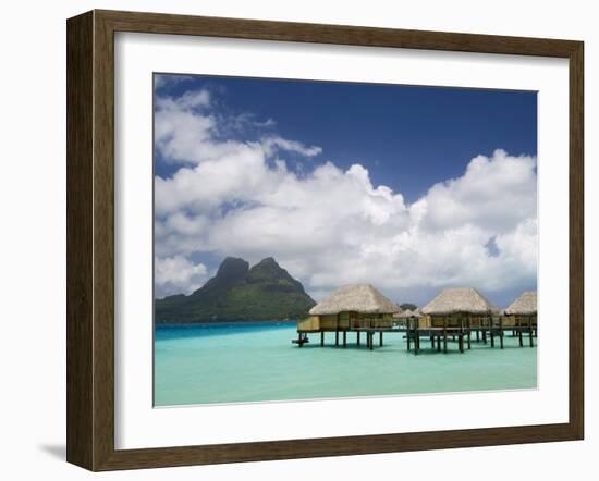 Pearl Beach Resort, Bora-Bora, Leeward Group, Society Islands, French Polynesia-Sergio Pitamitz-Framed Photographic Print