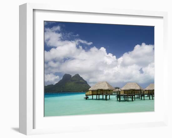 Pearl Beach Resort, Bora-Bora, Leeward Group, Society Islands, French Polynesia-Sergio Pitamitz-Framed Photographic Print