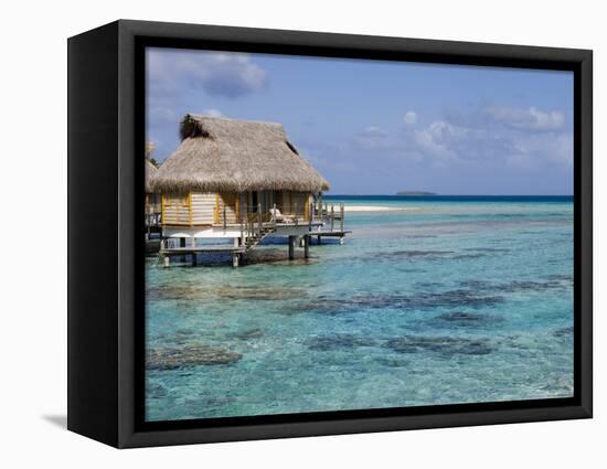 Pearl Beach Resort, Tikehau, Tuamotu Archipelago, French Polynesia Islands-Sergio Pitamitz-Framed Premier Image Canvas