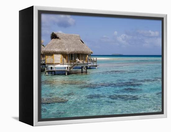 Pearl Beach Resort, Tikehau, Tuamotu Archipelago, French Polynesia Islands-Sergio Pitamitz-Framed Premier Image Canvas