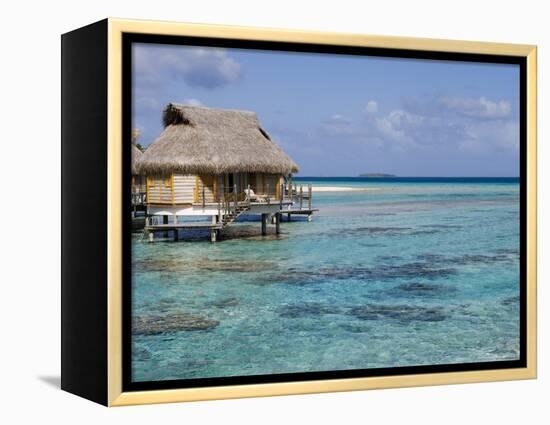 Pearl Beach Resort, Tikehau, Tuamotu Archipelago, French Polynesia Islands-Sergio Pitamitz-Framed Premier Image Canvas