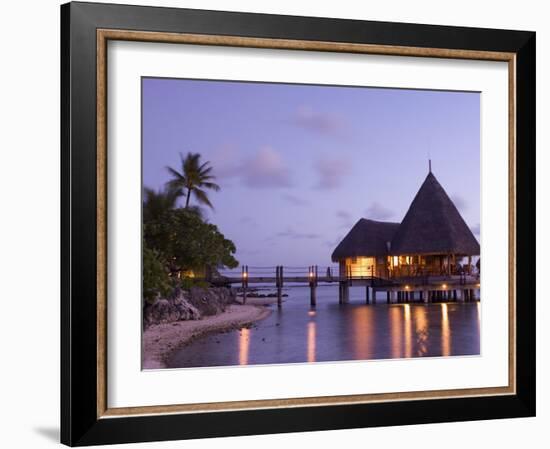 Pearl Beach Resort, Tikehau, Tuamotu Archipelago, French Polynesia Islands-Sergio Pitamitz-Framed Photographic Print