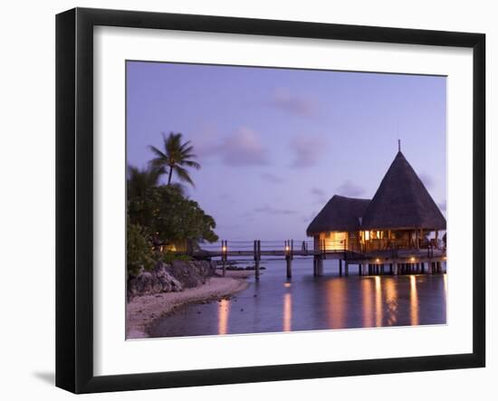 Pearl Beach Resort, Tikehau, Tuamotu Archipelago, French Polynesia Islands-Sergio Pitamitz-Framed Photographic Print