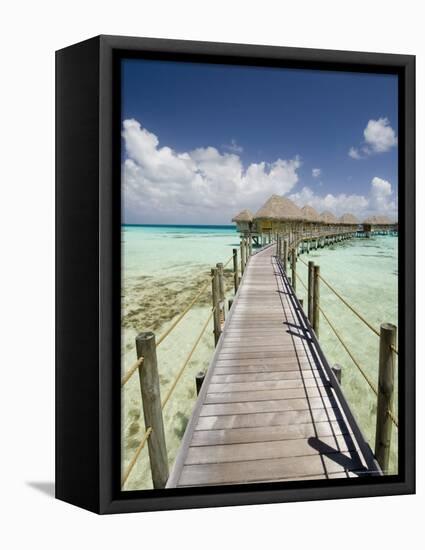 Pearl Beach Resort, Tikehau, Tuamotu Archipelago, French Polynesia, Pacific Islands, Pacific-Sergio Pitamitz-Framed Premier Image Canvas