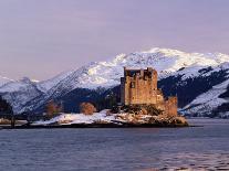 Eilean Donan Castle in Winter, Highlands, Scotland-Pearl Bucknell-Framed Photographic Print