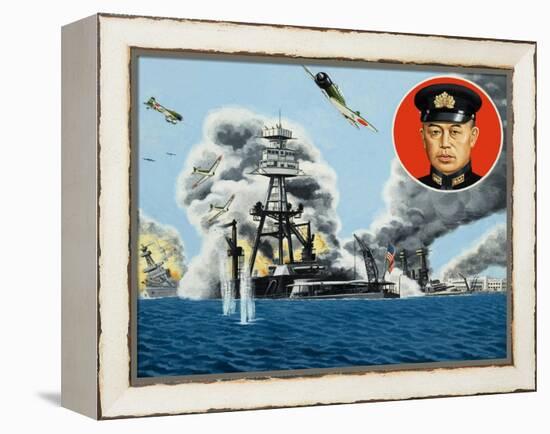 Pearl Harbour-John Keay-Framed Premier Image Canvas