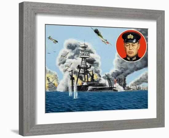 Pearl Harbour-John Keay-Framed Giclee Print