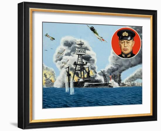 Pearl Harbour-John Keay-Framed Giclee Print