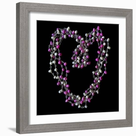 Pearl Heart-Magda Indigo-Framed Photographic Print