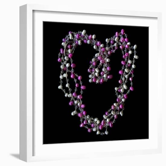 Pearl Heart-Magda Indigo-Framed Photographic Print