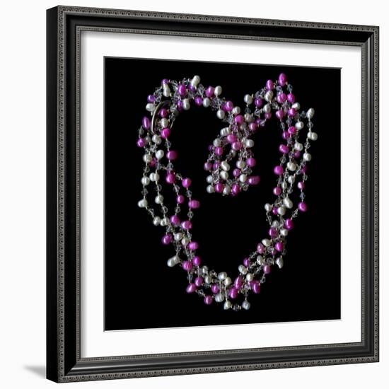 Pearl Heart-Magda Indigo-Framed Photographic Print