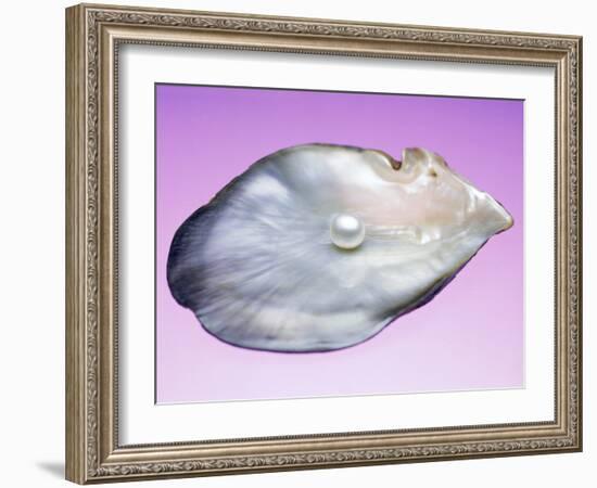 Pearl In a Shell-Lawrence Lawry-Framed Photographic Print