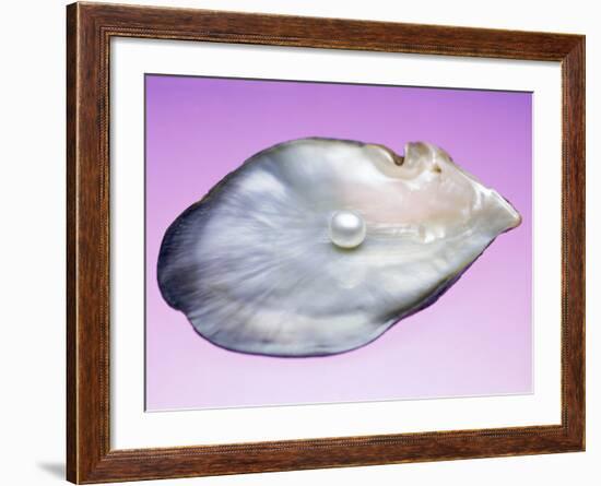 Pearl In a Shell-Lawrence Lawry-Framed Photographic Print