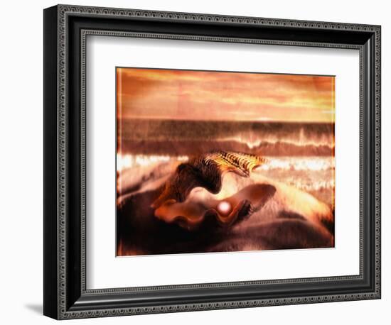 Pearl in Oyster-Colin Anderson-Framed Photographic Print