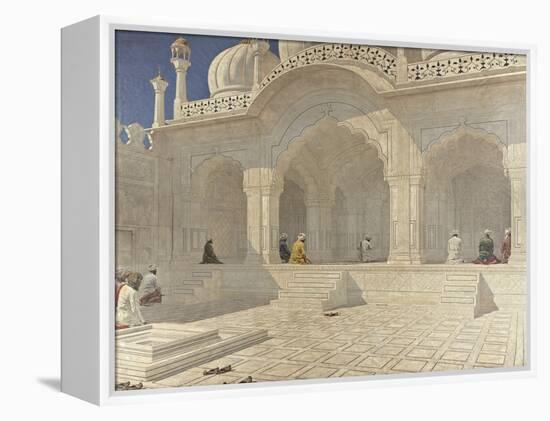 Pearl Mosque at Delhi, 1876/79 (Oil on Canvas)-Vasili Vasilievich Vereshchagin-Framed Premier Image Canvas