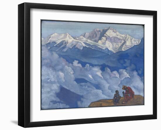 Pearl of Searching, 'His Country' Series, 1924 (Tempera on Canvas)-Nicholas Roerich-Framed Giclee Print