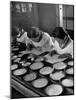 Pearl Sorters at Work Categorizing According to Size at Factory-Alfred Eisenstaedt-Mounted Photographic Print